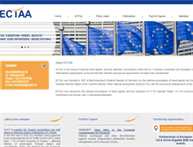 Tablet Screenshot of ectaa.org